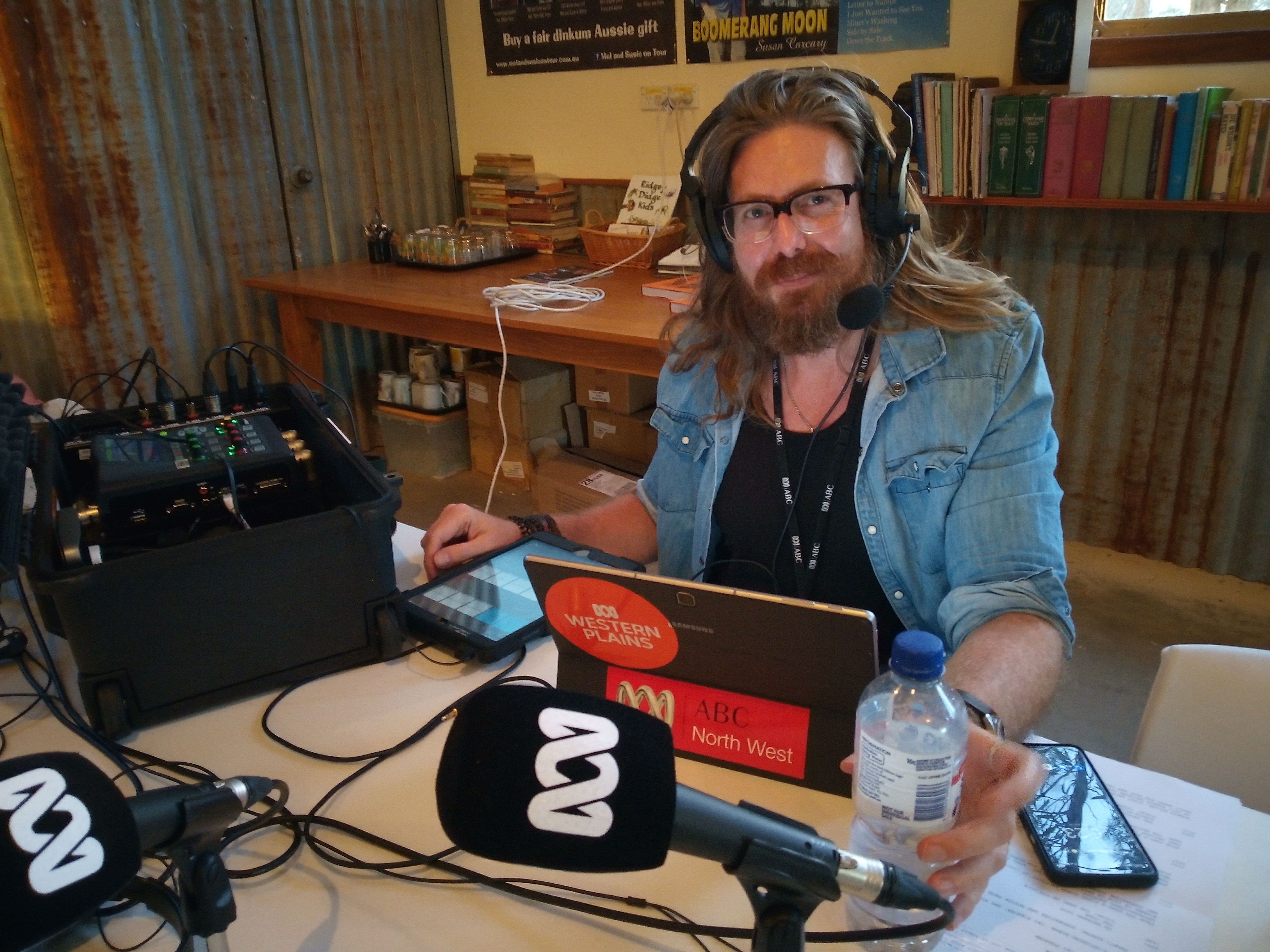 Nic Healy broadcasts for the ACB from our theatre A Hidden Gem